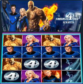 Игровой автомат Fantastic Four Scratch играть бесплатно