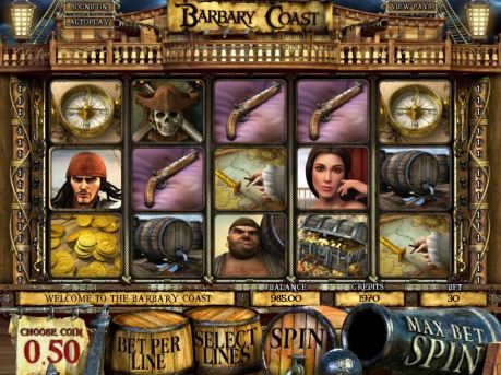 Игровые автоматы Barbary Coast символы и максимальные коэффициенты