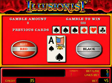 Бесплатные автоматы Illusionist риск игра